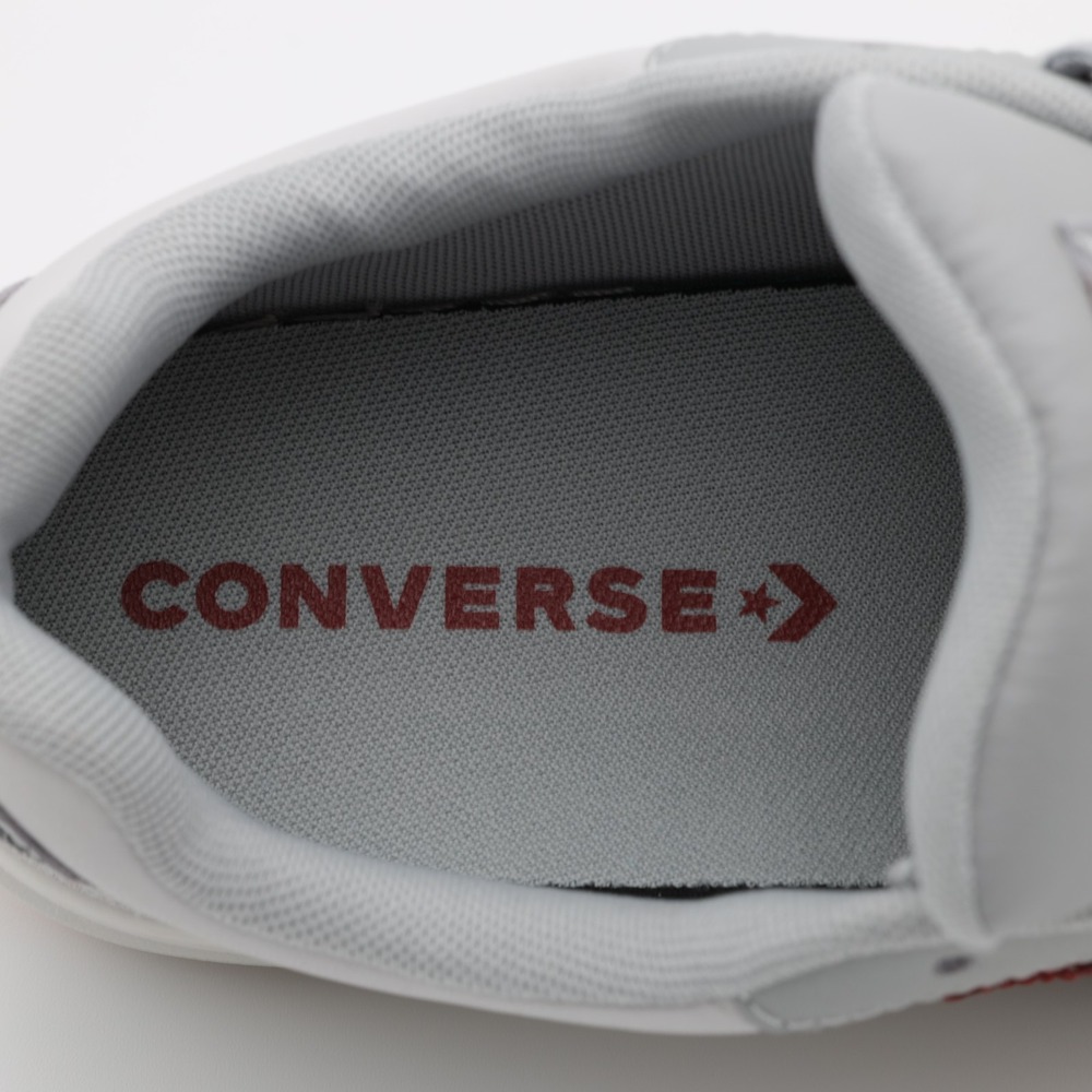 Converse Unisex Pro Blaze Classic Leather Suede Low‎ Shoes Gray/Burgundy Size 9 - Picture 7 of 11